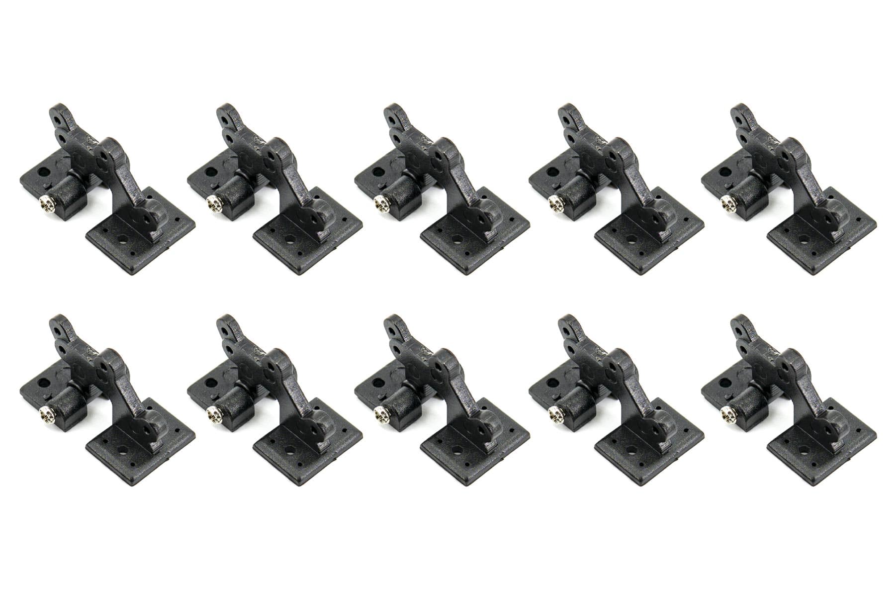 BenchCraft Hatch Hinges - Black (10 Pack)