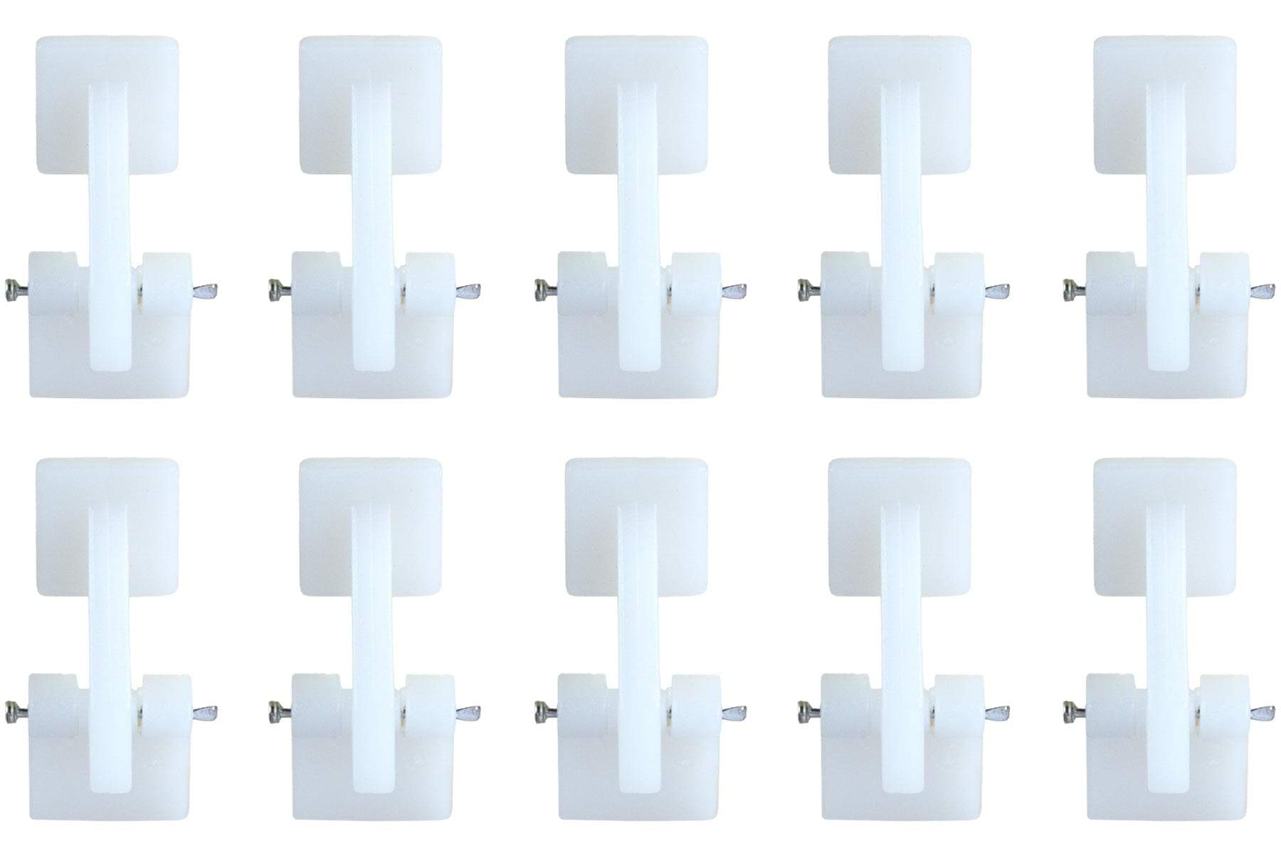 BenchCraft Hatch Hinges - White (10 Pack)