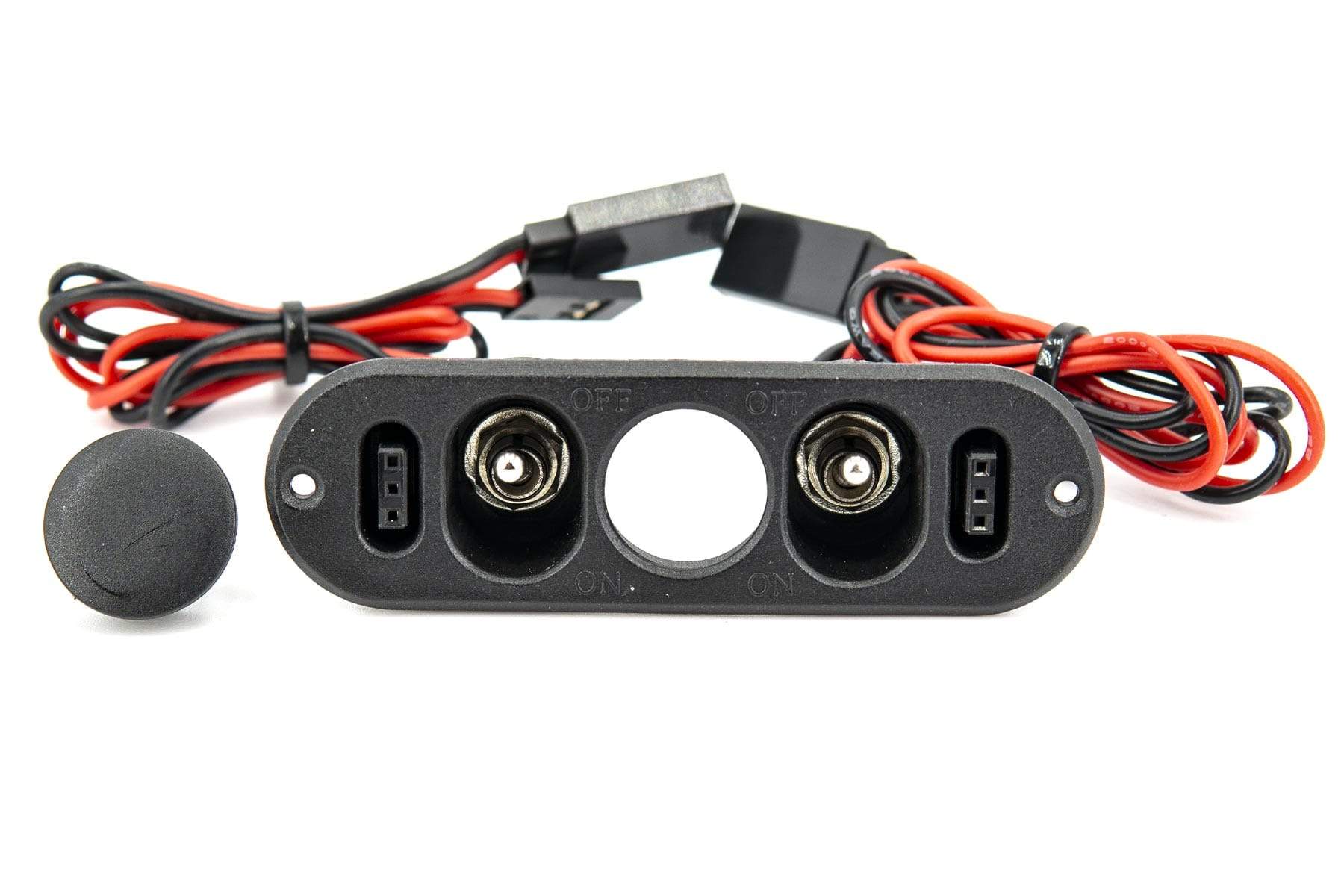 BenchCraft Heavy Duty Twin Rx Switch w/ Charge Port and Fuel Dot Blank - Black