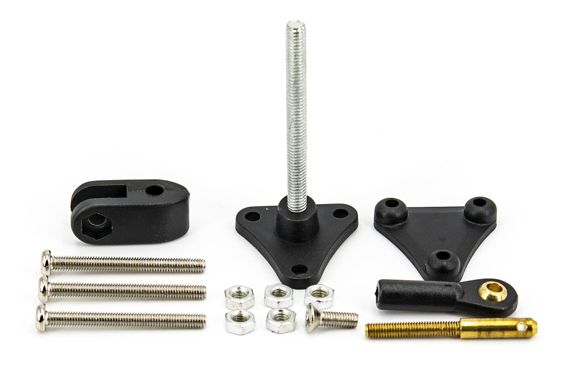BenchCraft M4 x 50mm Aluminum Adjustable Control Horns w/ Threaded Rod