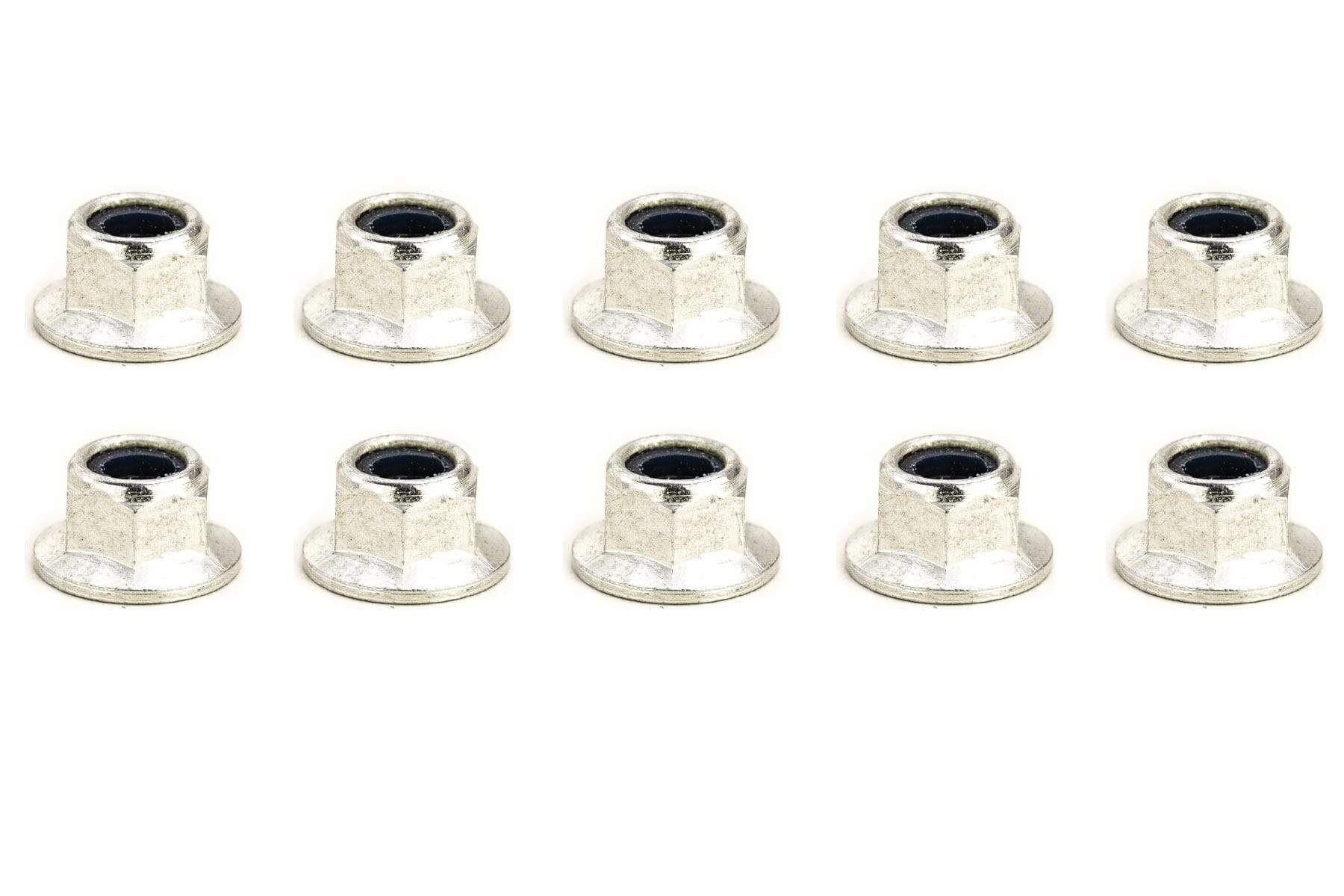 BenchCraft M5 Nylon Flange Lock Nuts (10 Pack)