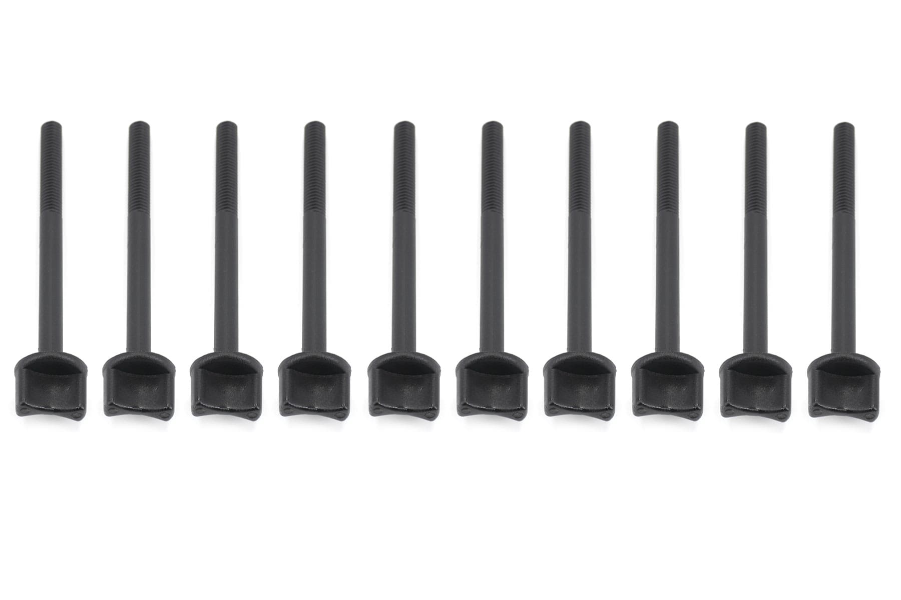 BenchCraft M6 x 75mm Nylon Thumb Screws - Black (10 Pack)