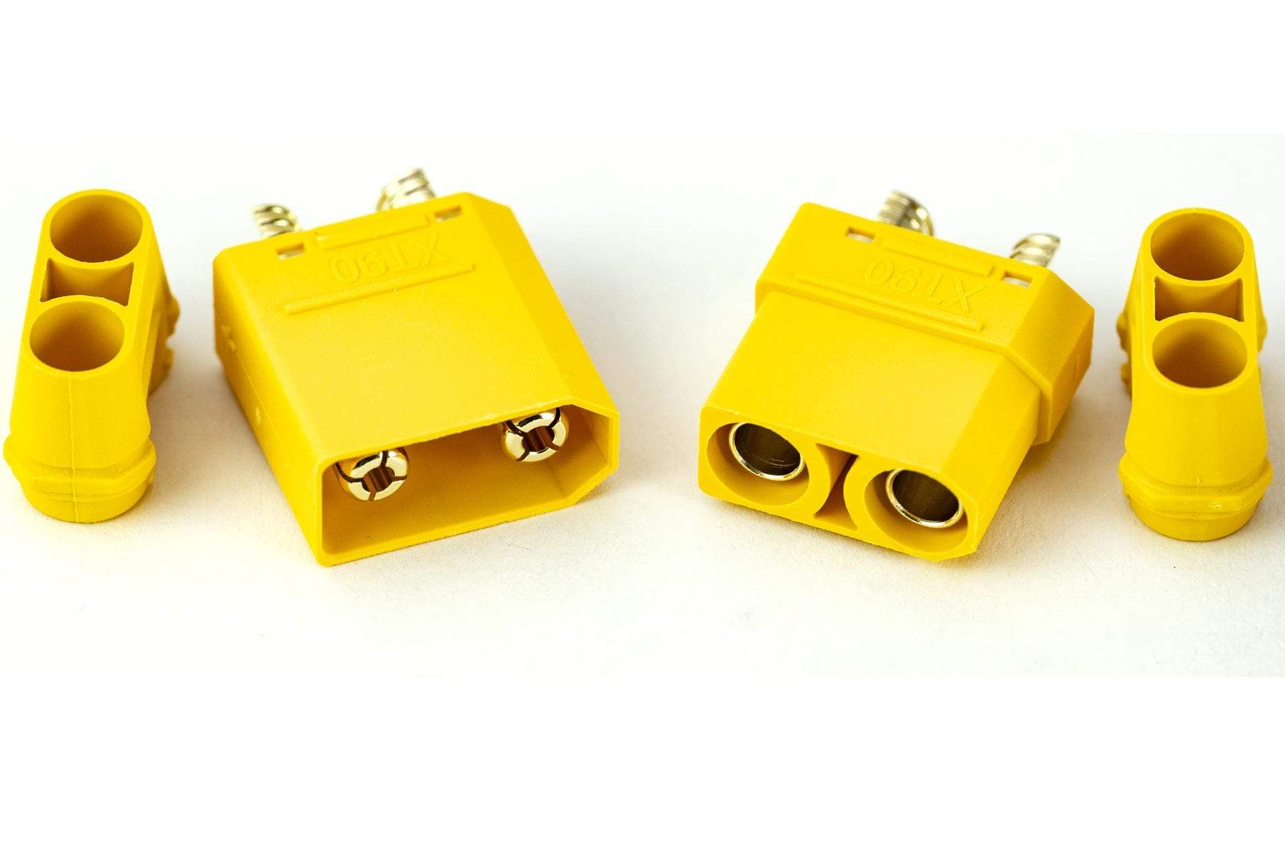 BenchCraft XT90 Connectors with Wire Cover (Pair)