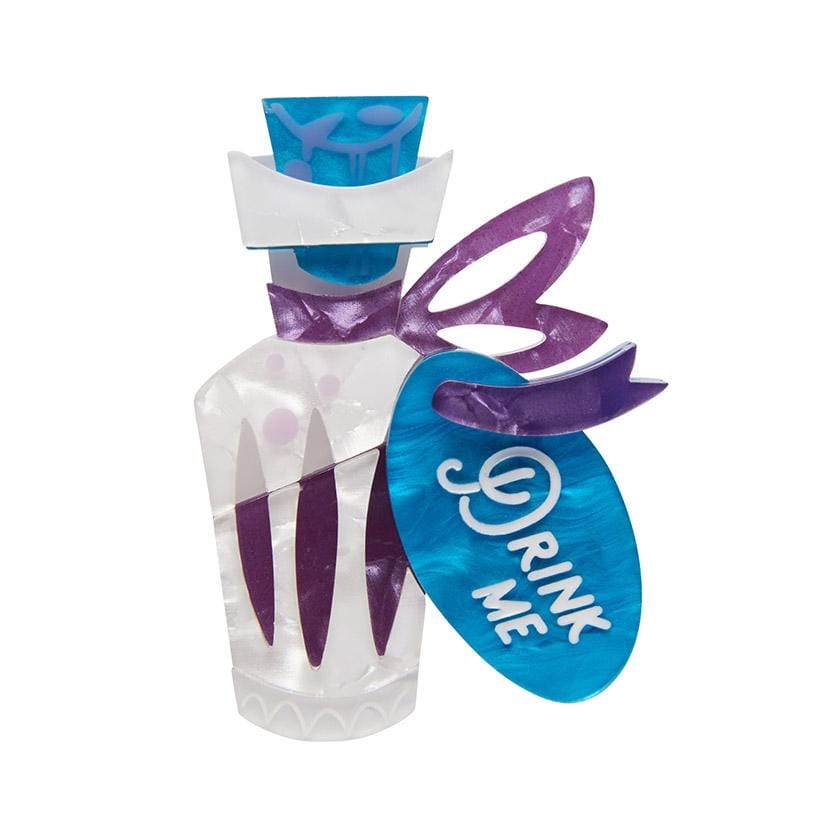 Drink Me brooch