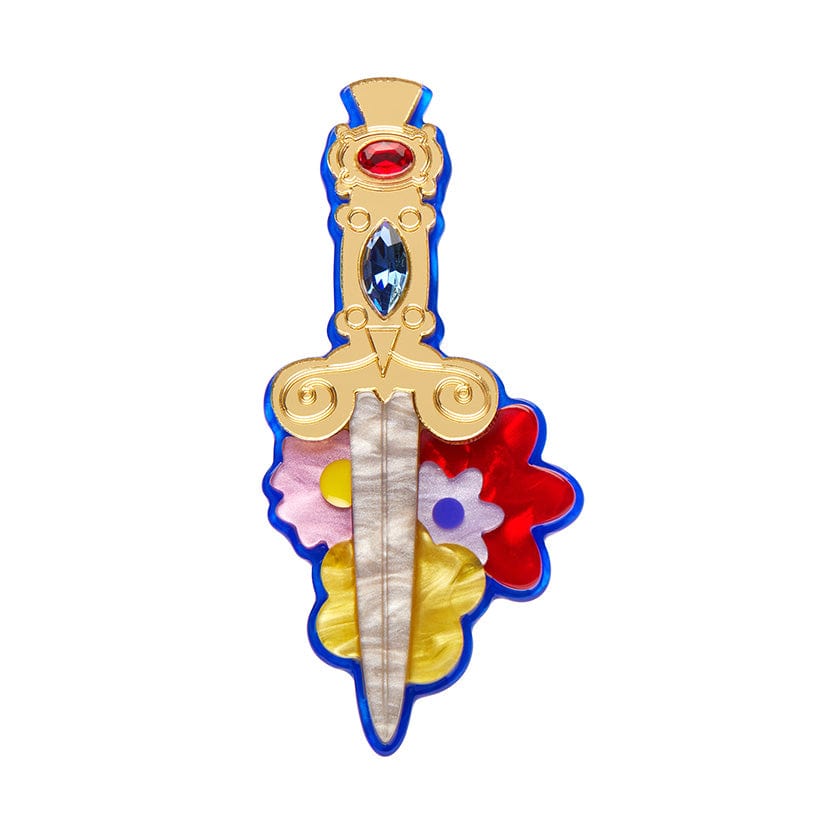 Double-Edged Delight brooch