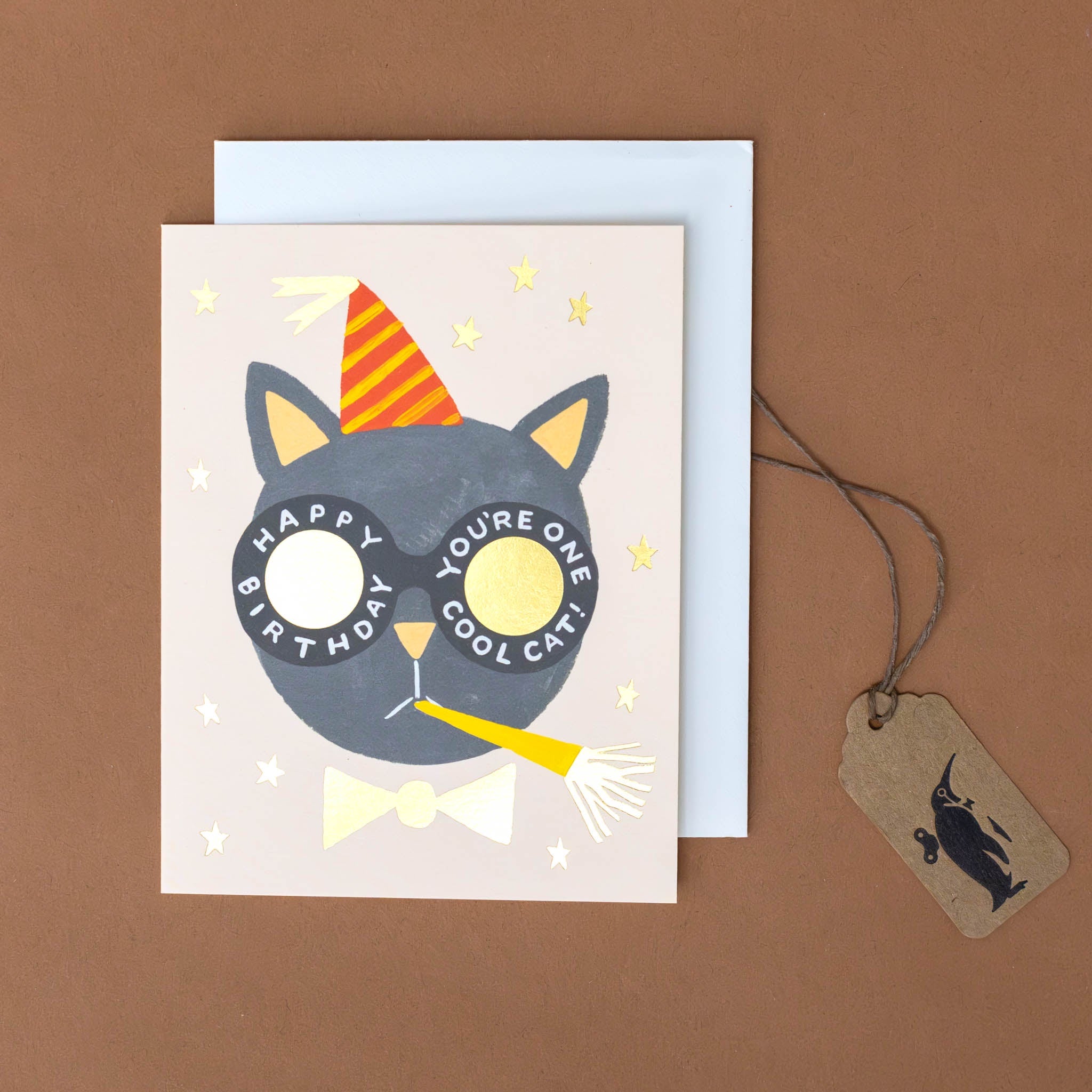 Birthday Cat Greeting Card