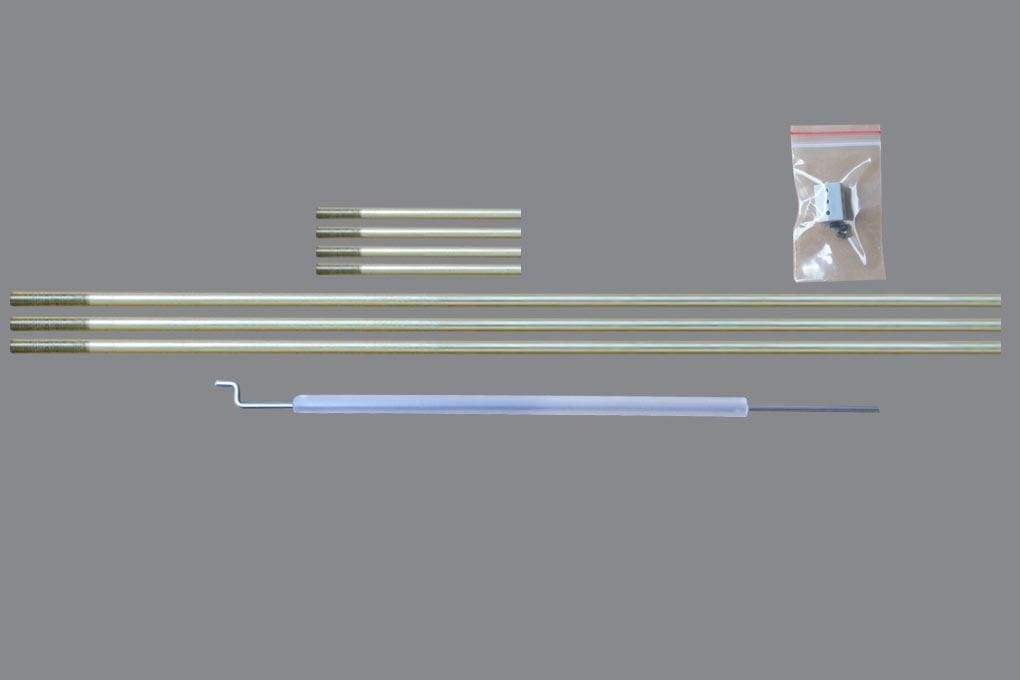 Black Horse 1730mm Super Tucano Pushrod and Linkage Set