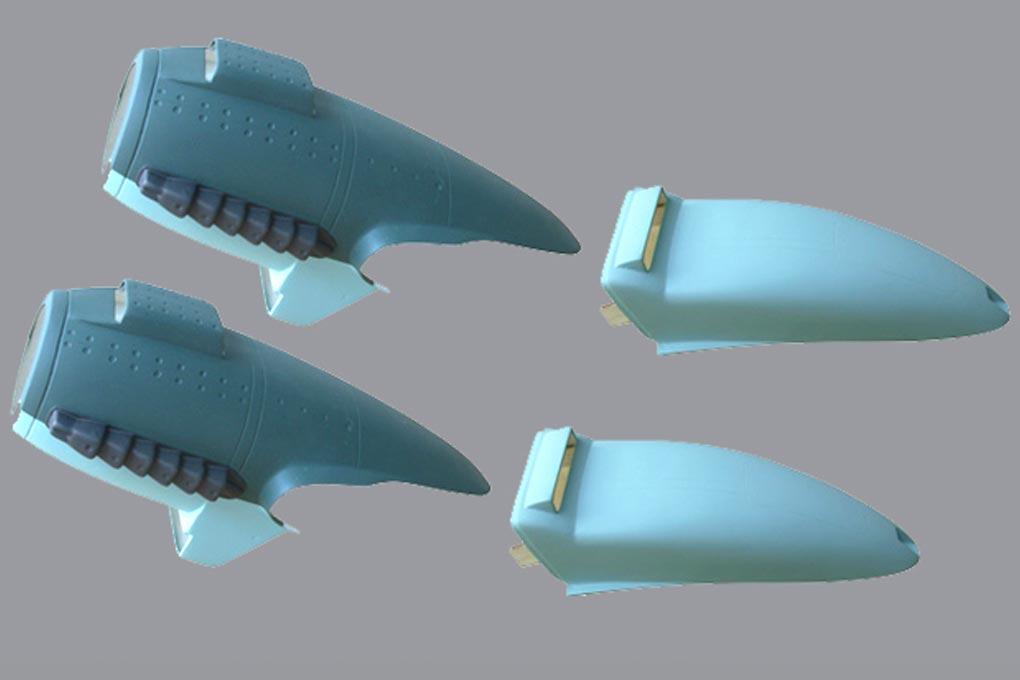 Black Horse 1750mm Heinkel He-111 Fiberglass Cowling Set