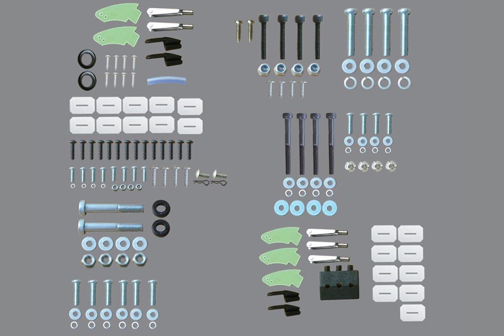 Black Horse 1950mm Piper Cub Hardware Set