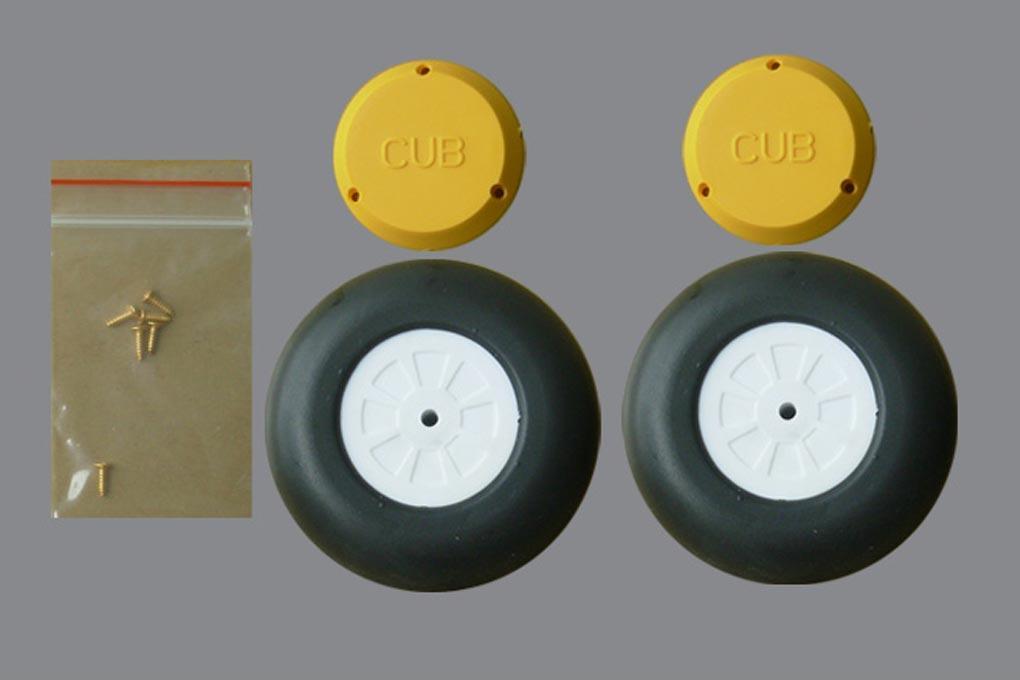 Black Horse 1950mm Piper Cub Main Wheels