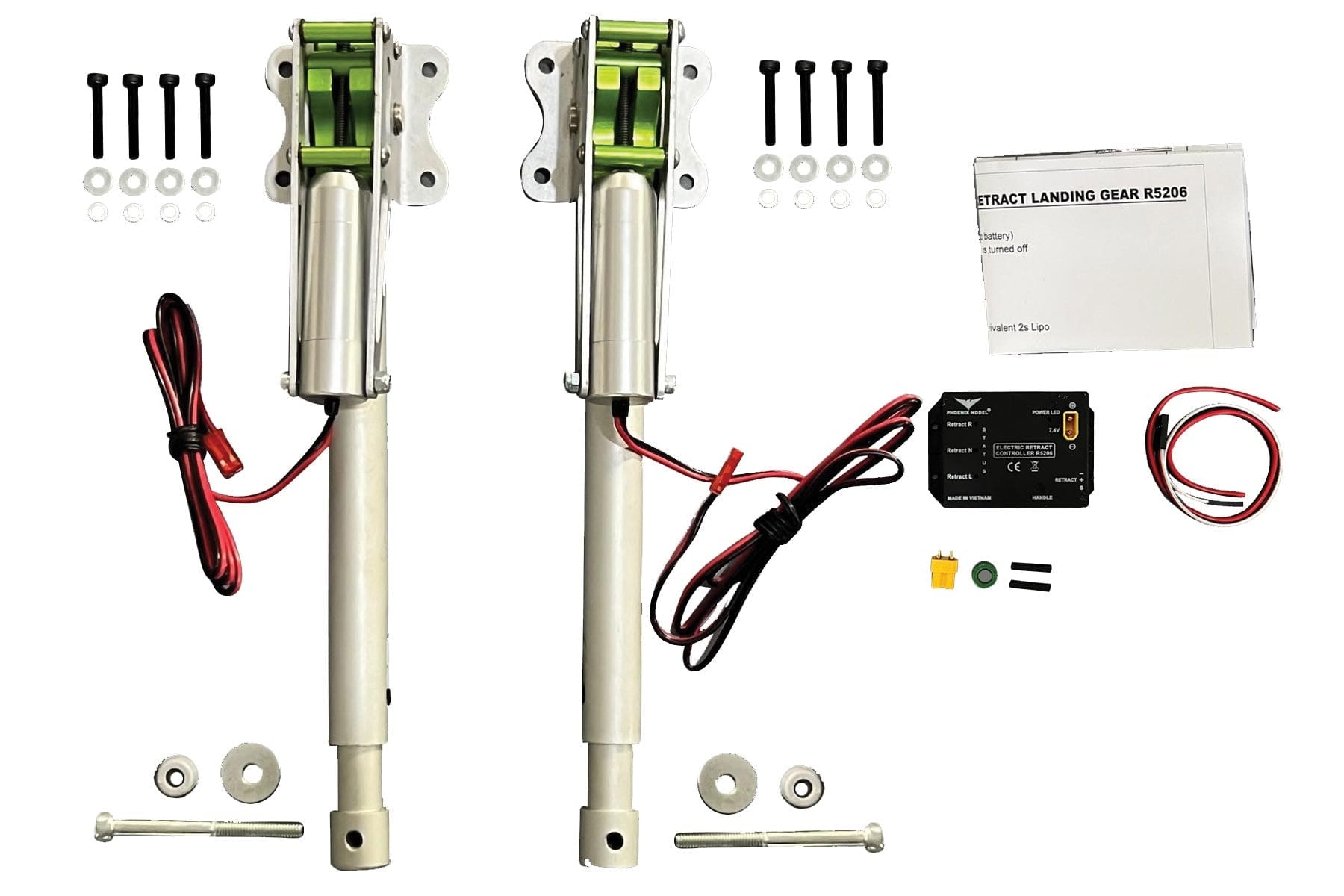Black Horse 2000mm Spitfire Electric Retract with Strut Set
