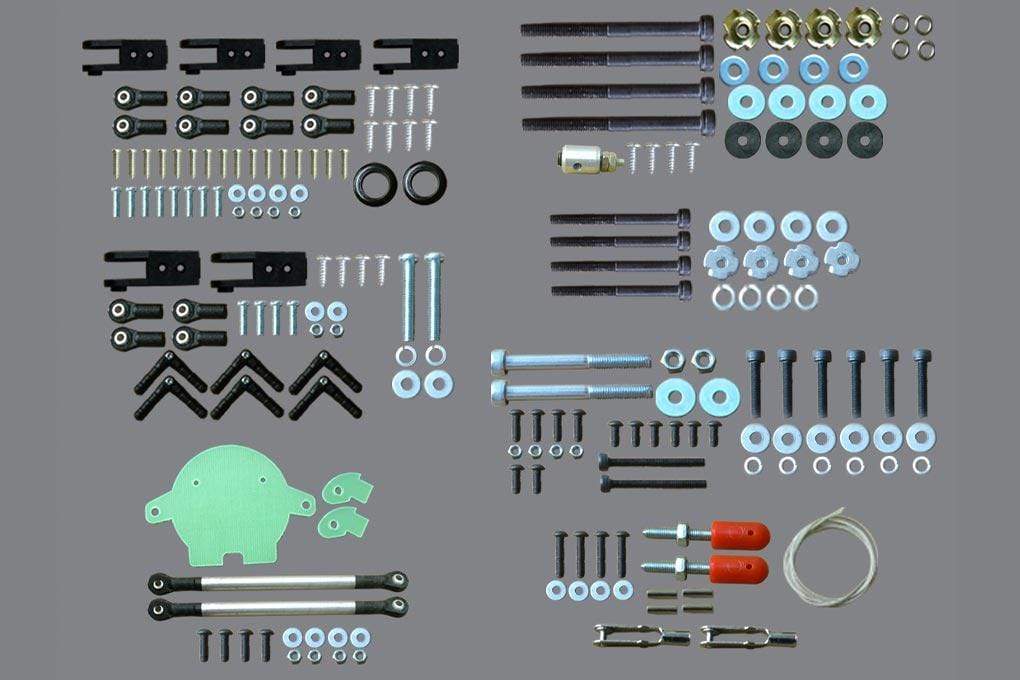 Black Horse 2240mm PZL-104 Wilga Hardware Set