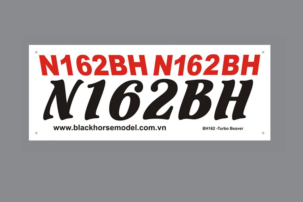 Black Horse 2250mm DHC-2 Turbo Beaver Decal Set