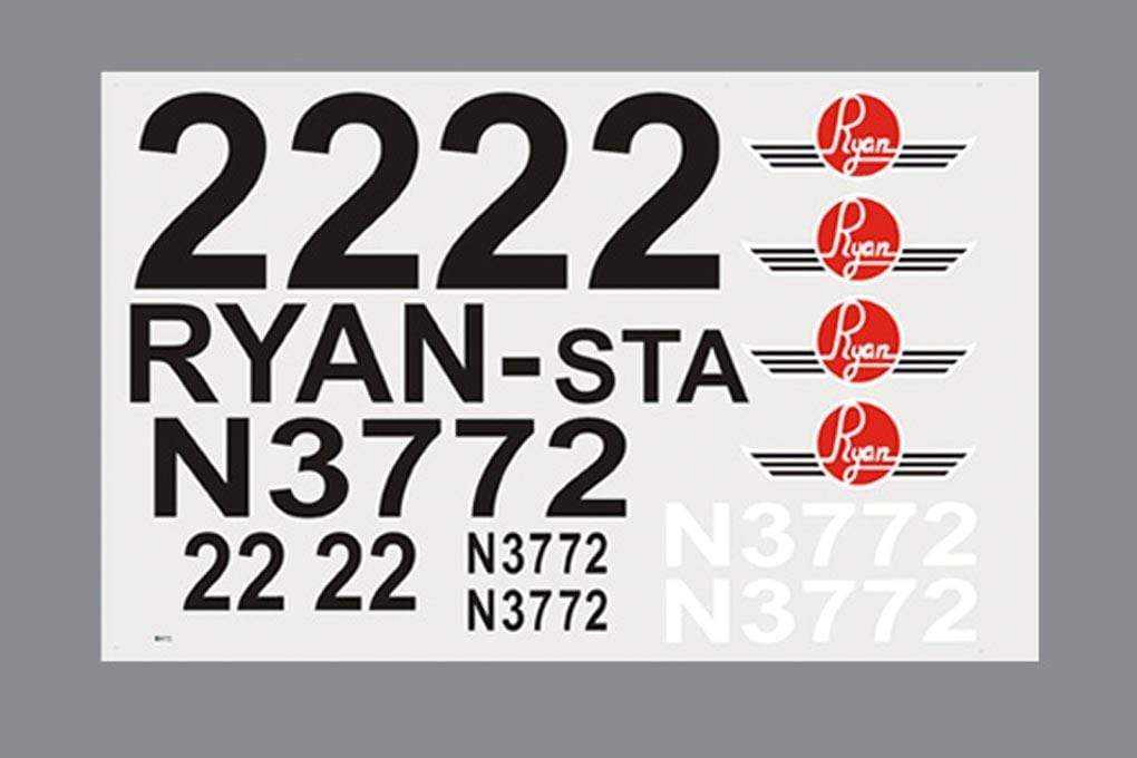 Black Horse 2350mm Ryan ST-A Special Decal Set