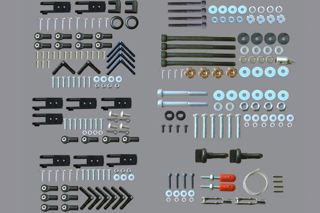 Black Horse 2357mm Fairchild Model 24 Argus Hardware Set