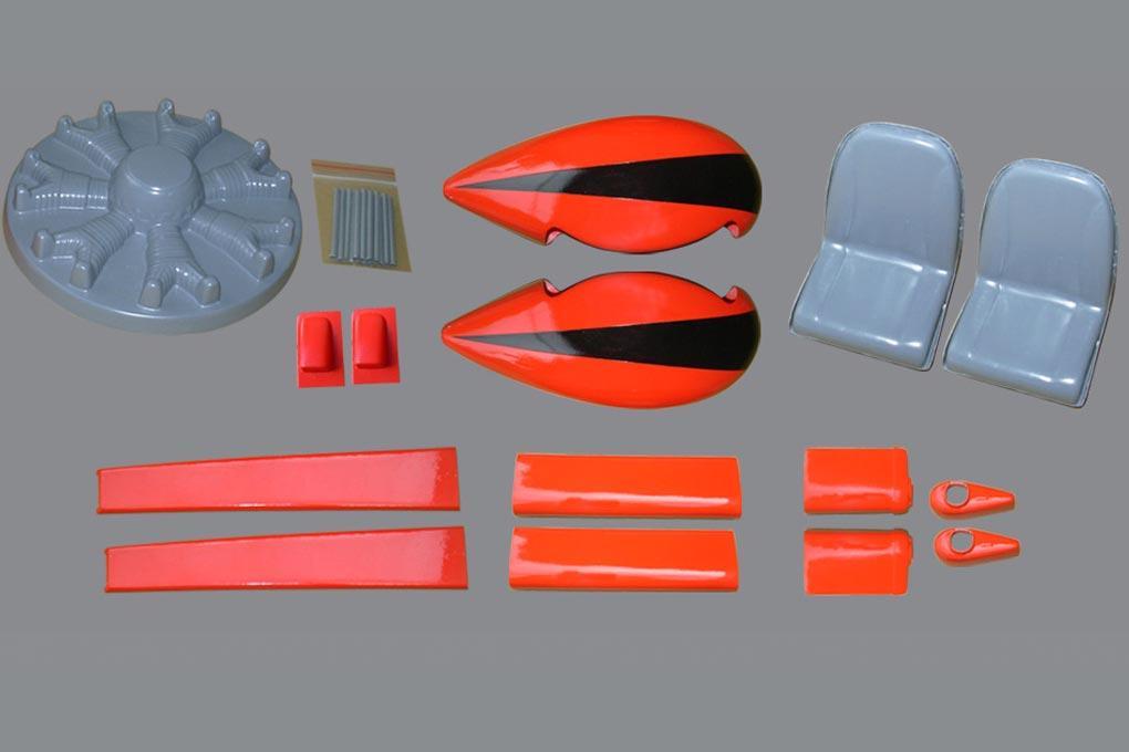 Black Horse 2357mm Fairchild Model 24 Argus Scale Detail Parts