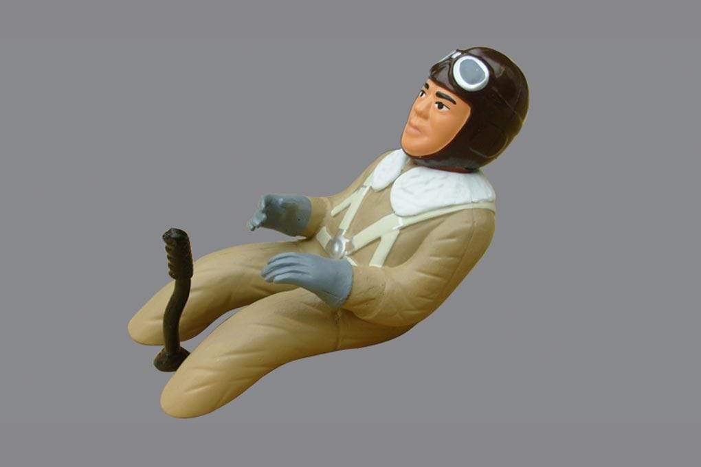 Black Horse 159mm (6.2") WWII Pilot Figure
