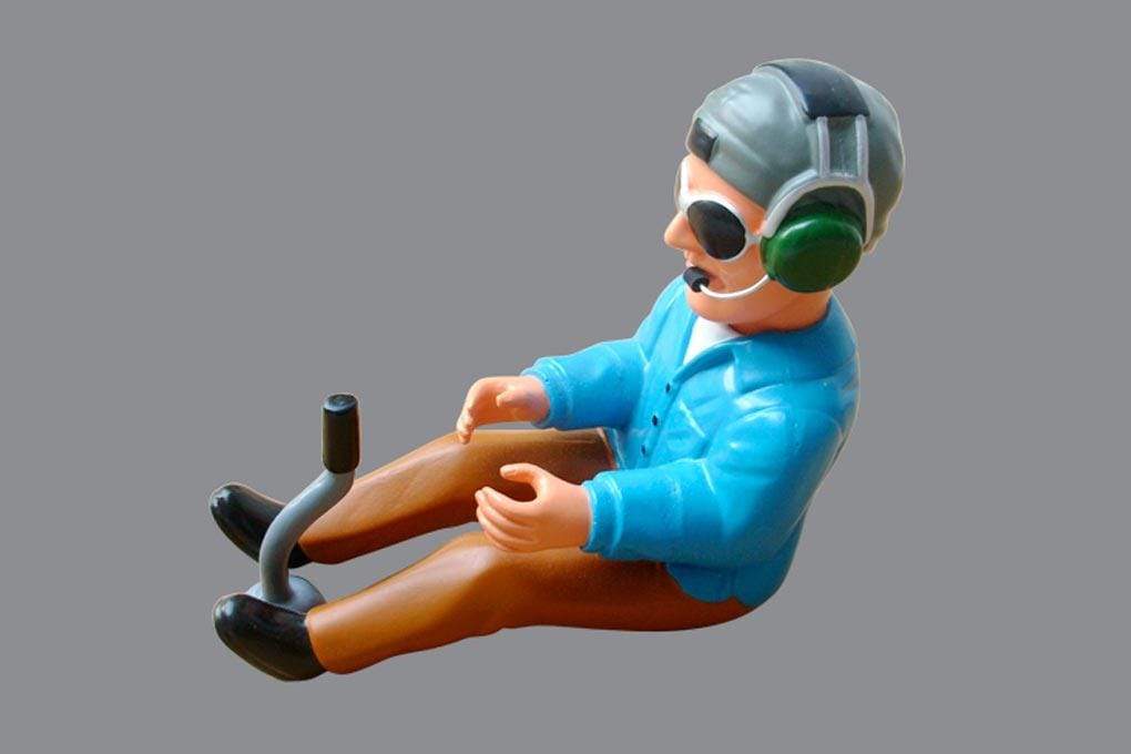 Black Horse 2450mm Super Decathlon Painted Pilot