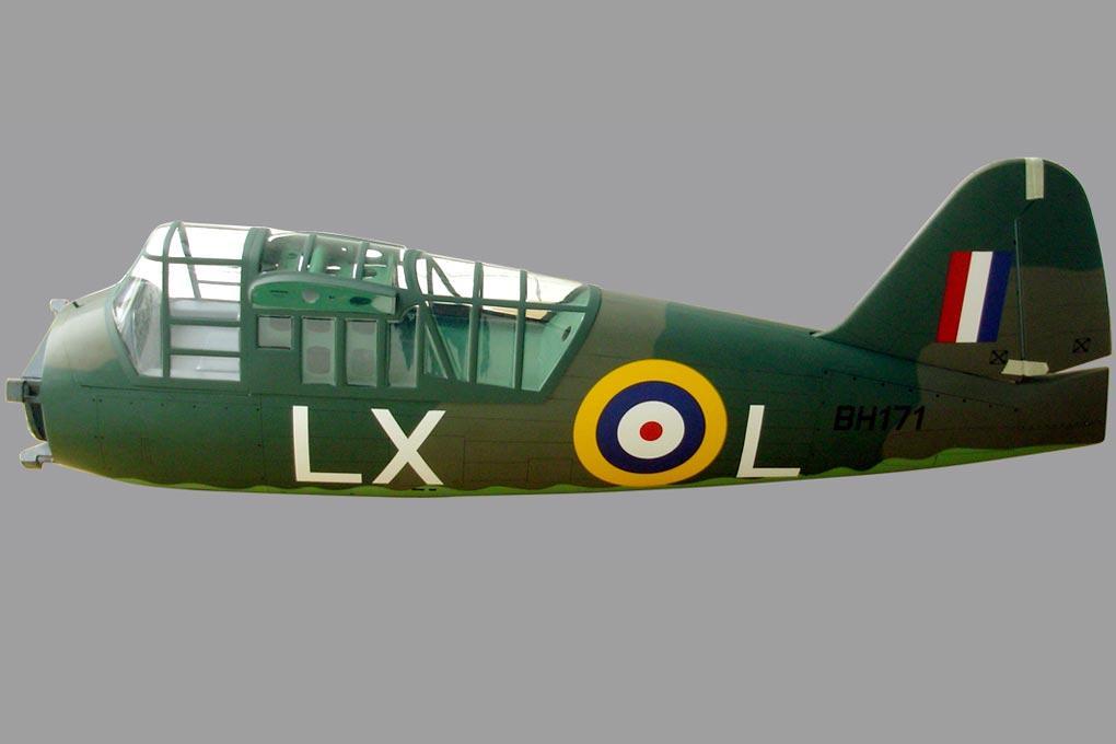 Black Horse 2540mm Westland Lysander Fuselage