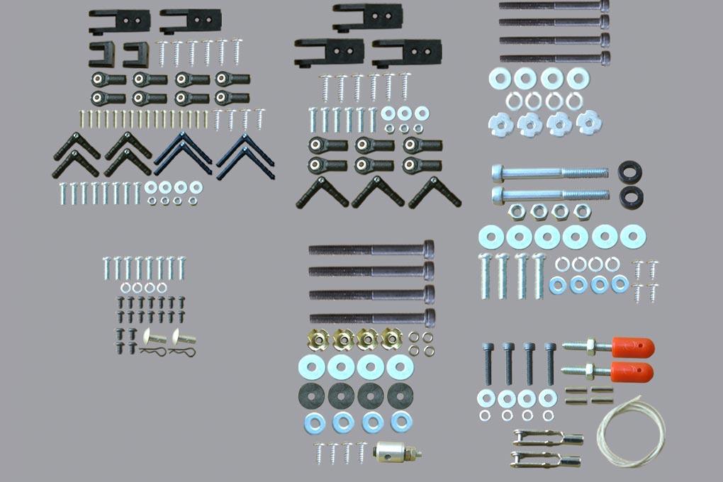 Black Horse 2540mm Westland Lysander Hardware Set