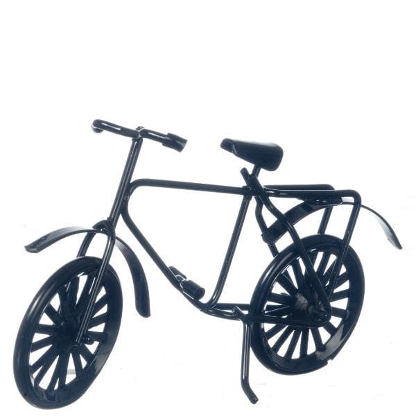 Black Dollhouse Miniature Bicycle