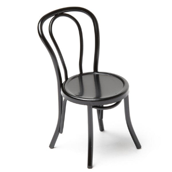 Dollhouse Miniature Black Patio Chair