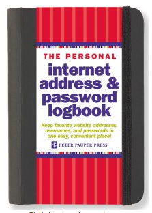 Address & Password Log