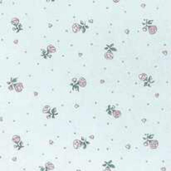 Cream Petite Fleur Dollhouse Wallpaper