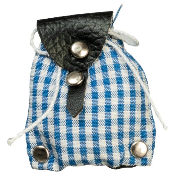 Blue & White Dollhouse Miniature Backpack