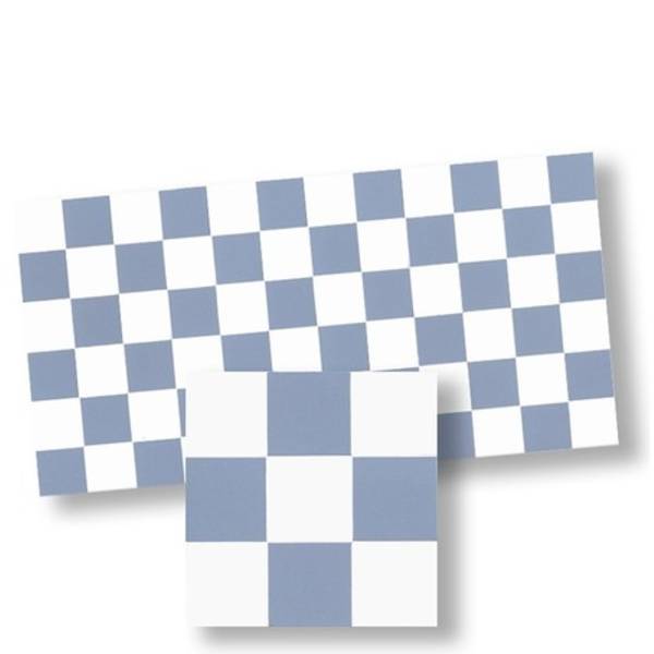 Blue & White Dollhouse Floor Tile