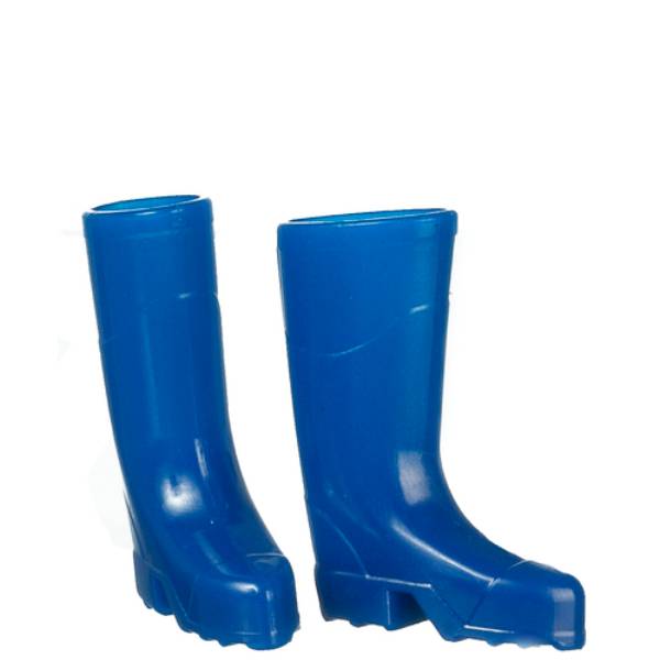 Blue Dollhouse Miniature Rubber Boots