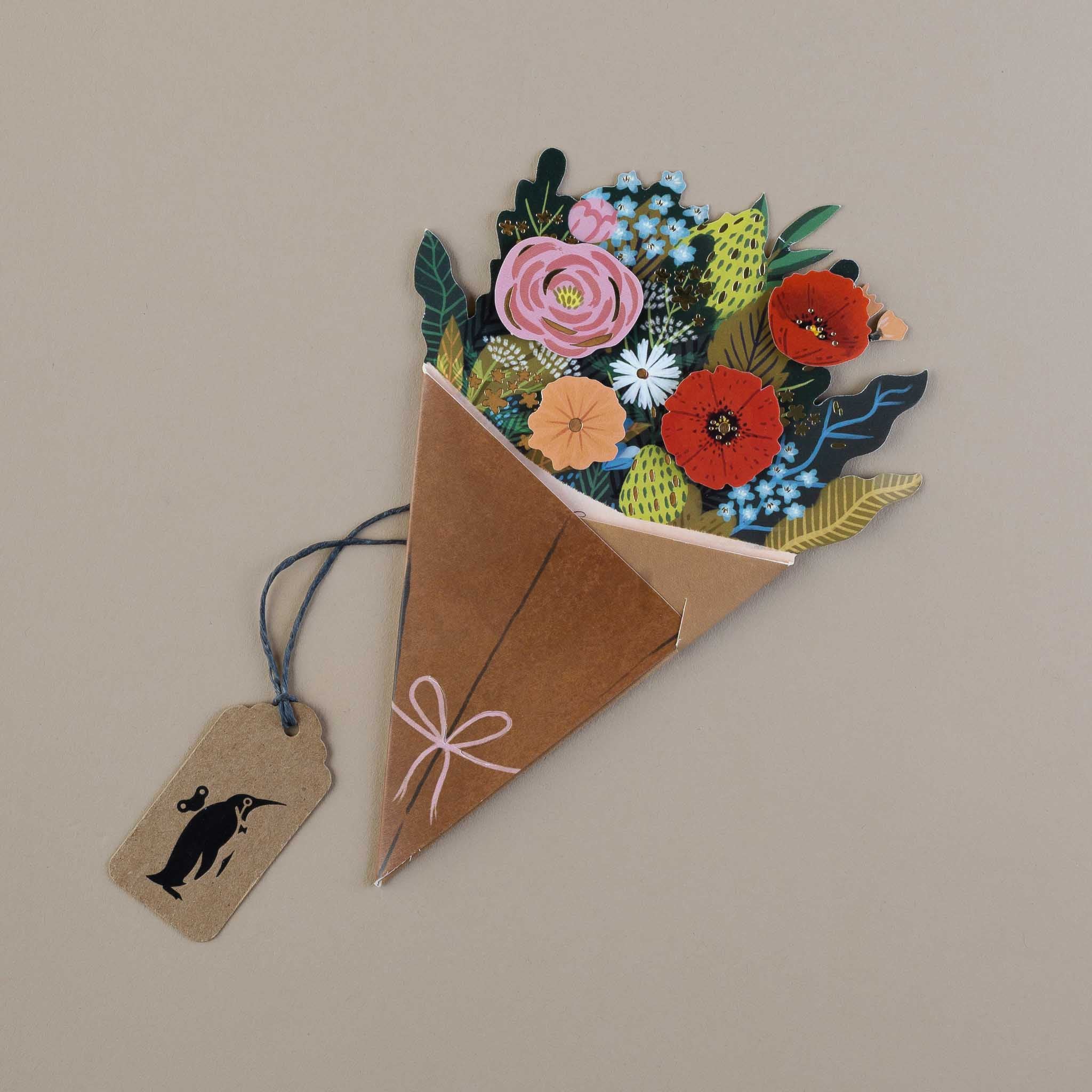 Bouquet Fold-Out Greeting Card