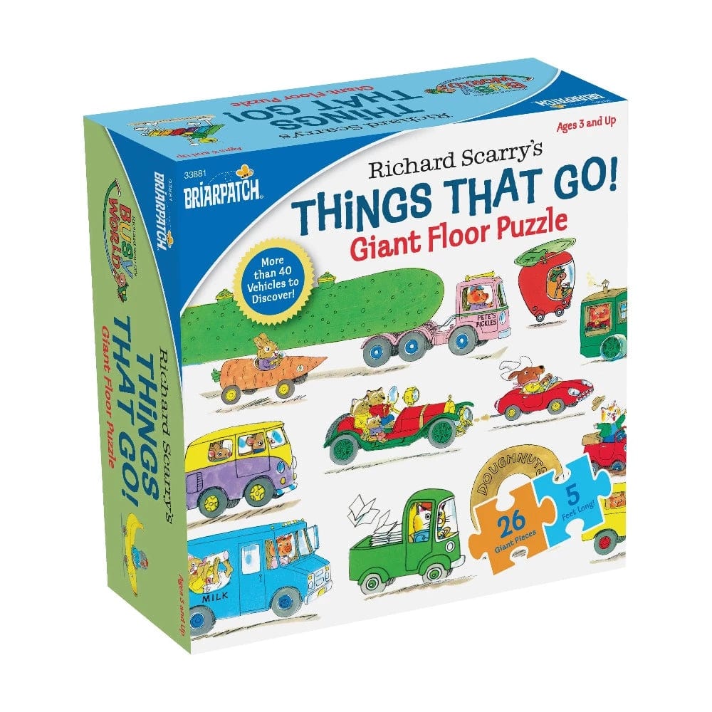 Richard Scarry's Things That Go! Giant Floor Puzzle