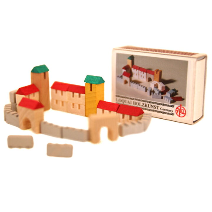Matchbox Castle Fortress - Loquai Holzkunst