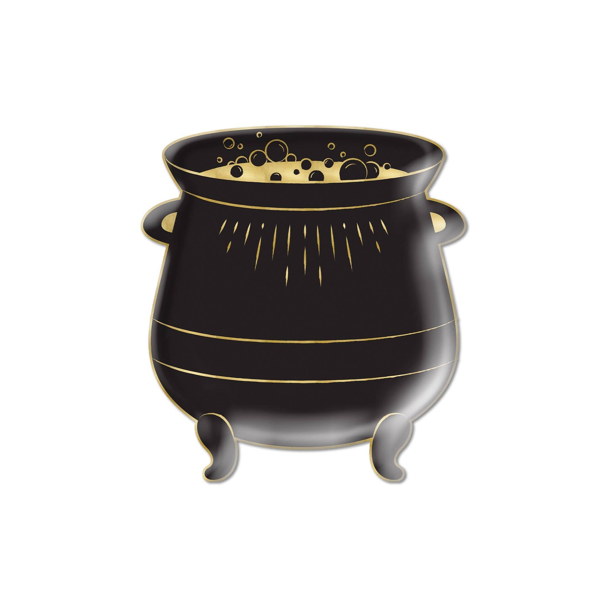 Spellbound Cauldron Shaped 9" Plate- Halloween