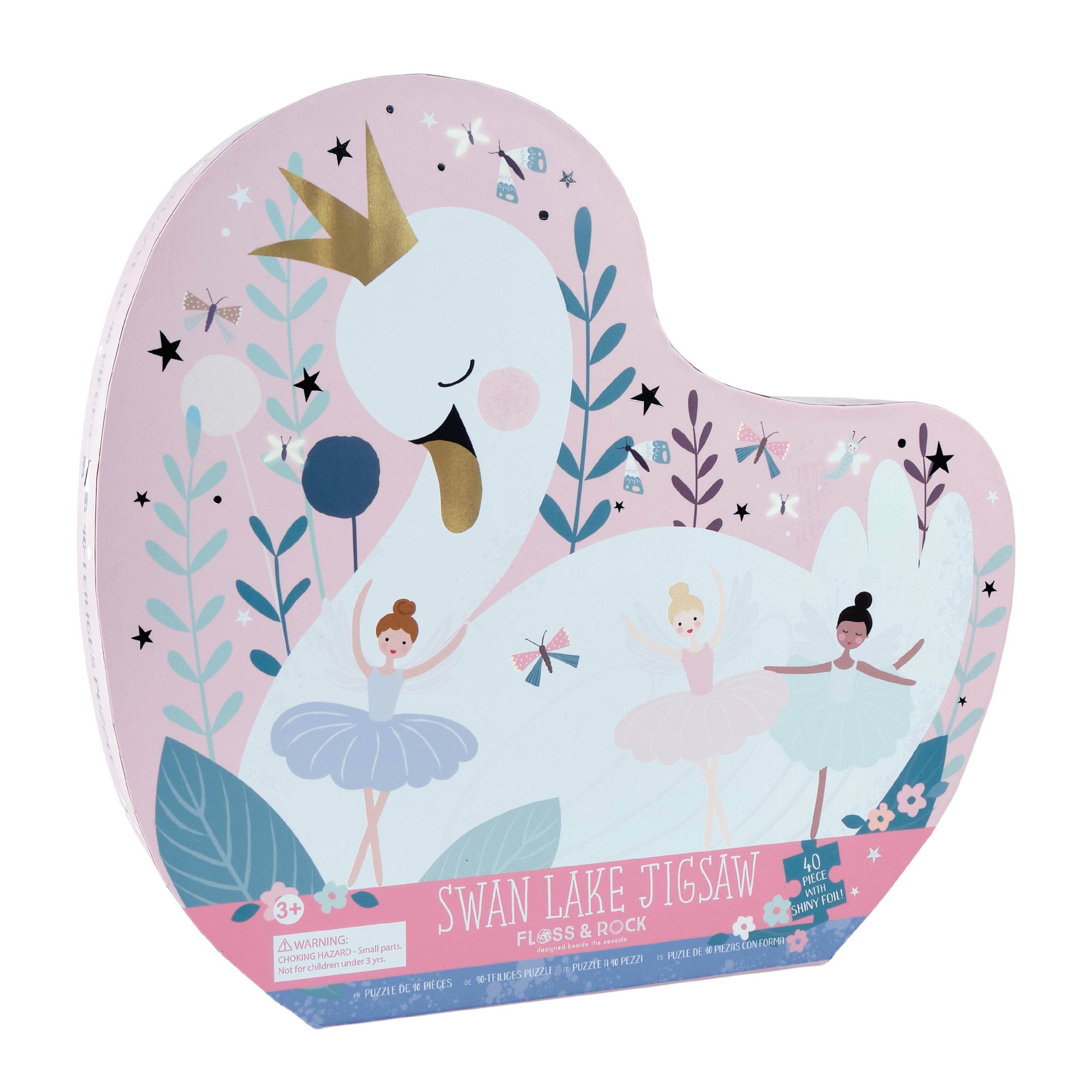 "Swan Lake" 40 Extra Large Pieces Jigsaw Puzzle