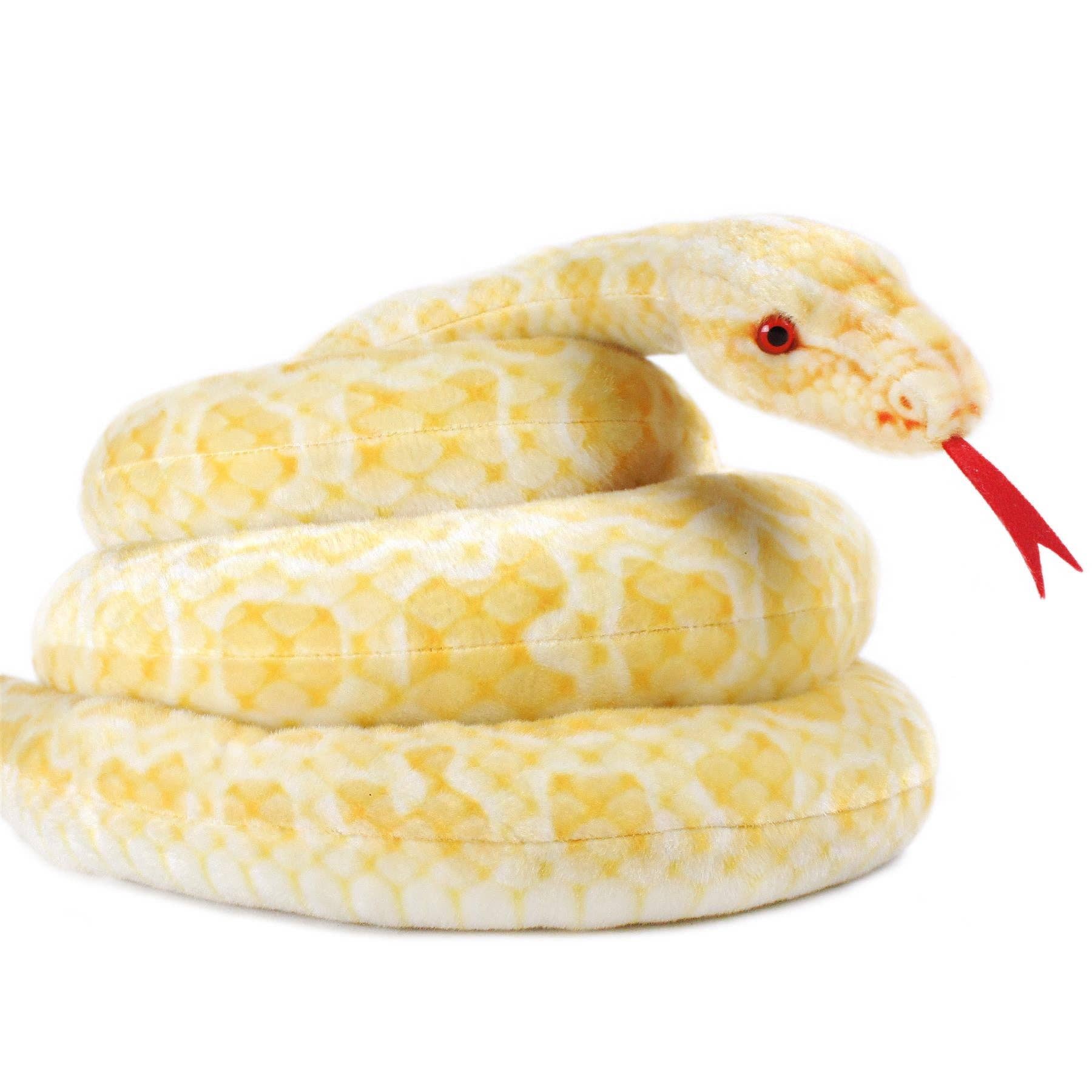Alba The Albino Burmese Python | 100 Inch Stuffed Animal
