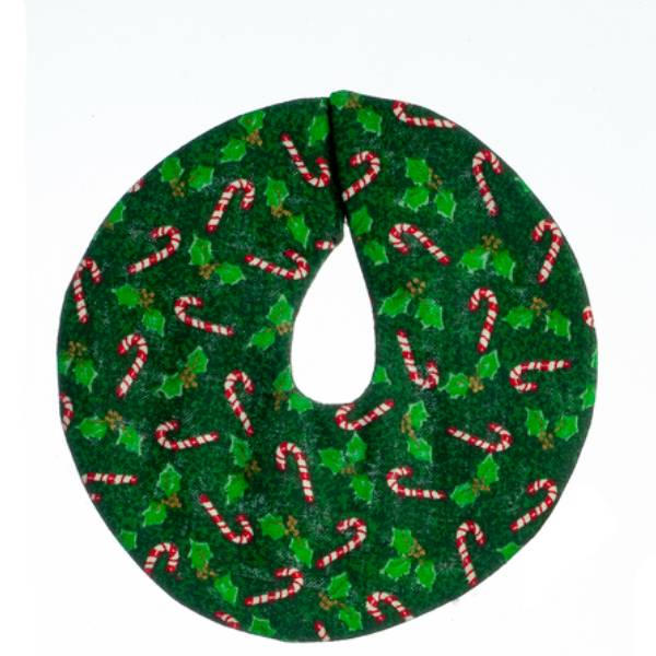 Candy Cane Dollhouse Miniature Tree Skirt