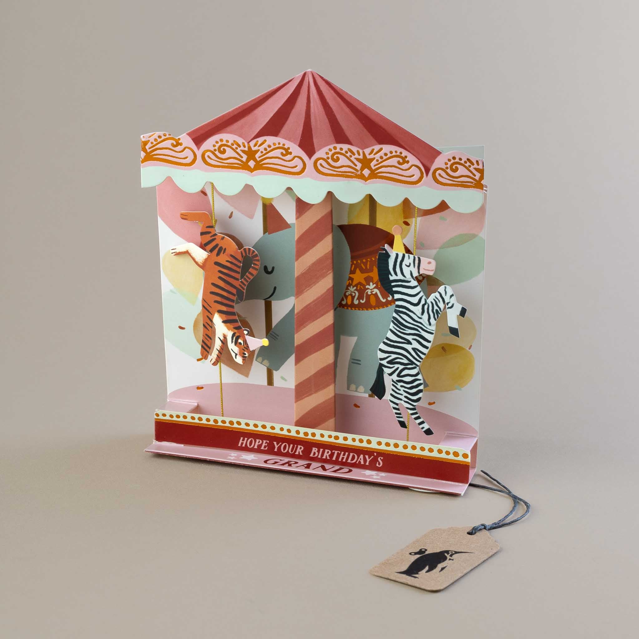 Carousel Fold-Out Greeting Card