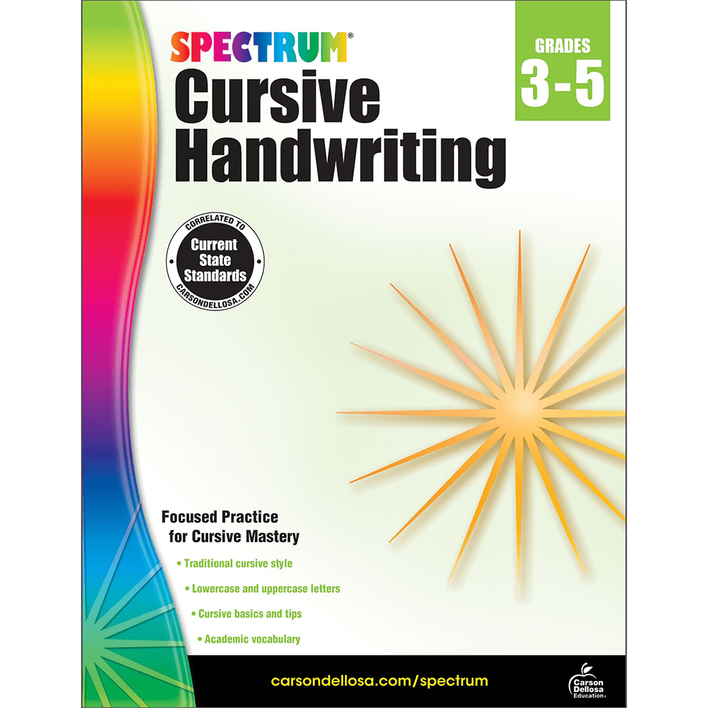Spectrum Cursive Handwriting