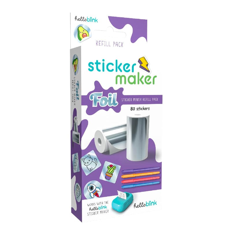 Hello Blink Sticker Maker Refill Pack - Foil