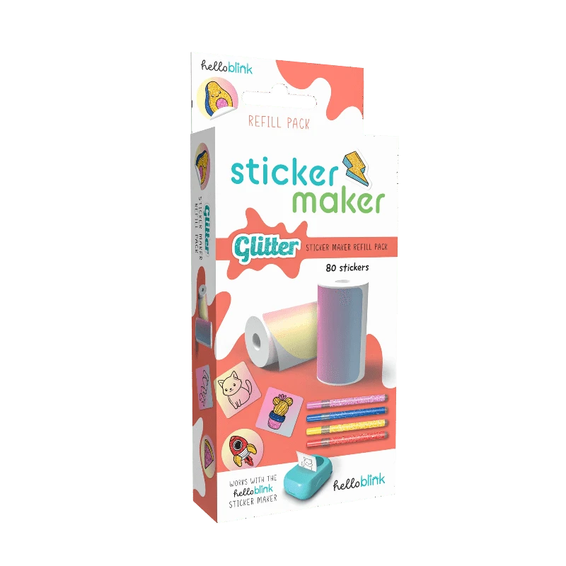 Hello Blink Sticker Maker Refill Pack - Glitter