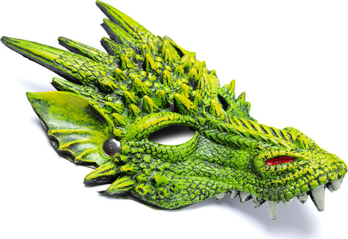 Dragon Mask Green