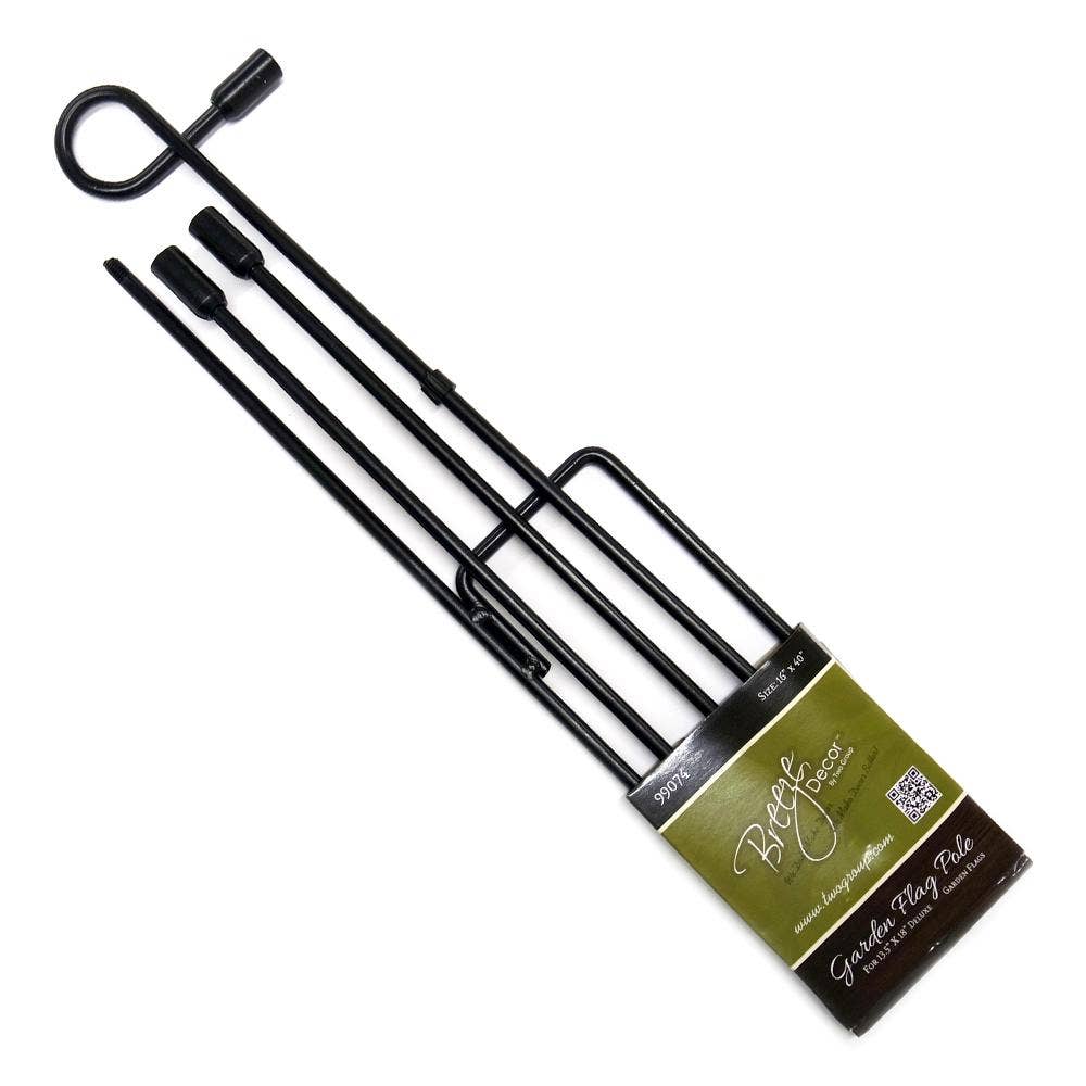 "4 Piece" Garden Flag Pole