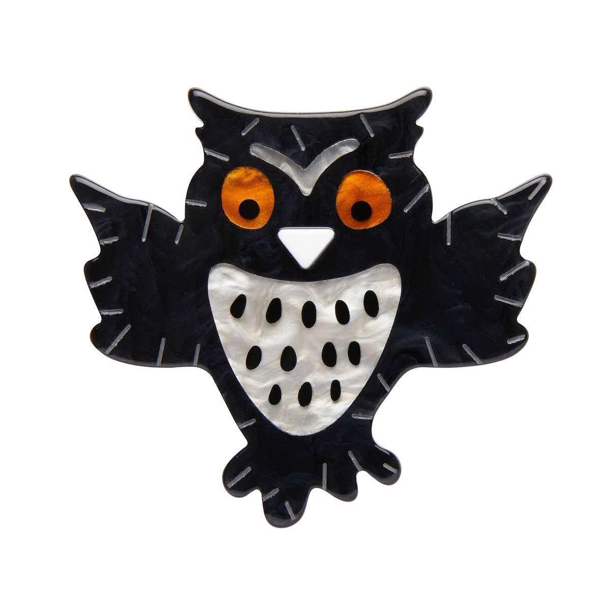 A Halloween Hoot brooch