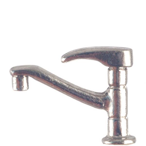 Chrome Dollhouse Miniature Faucet