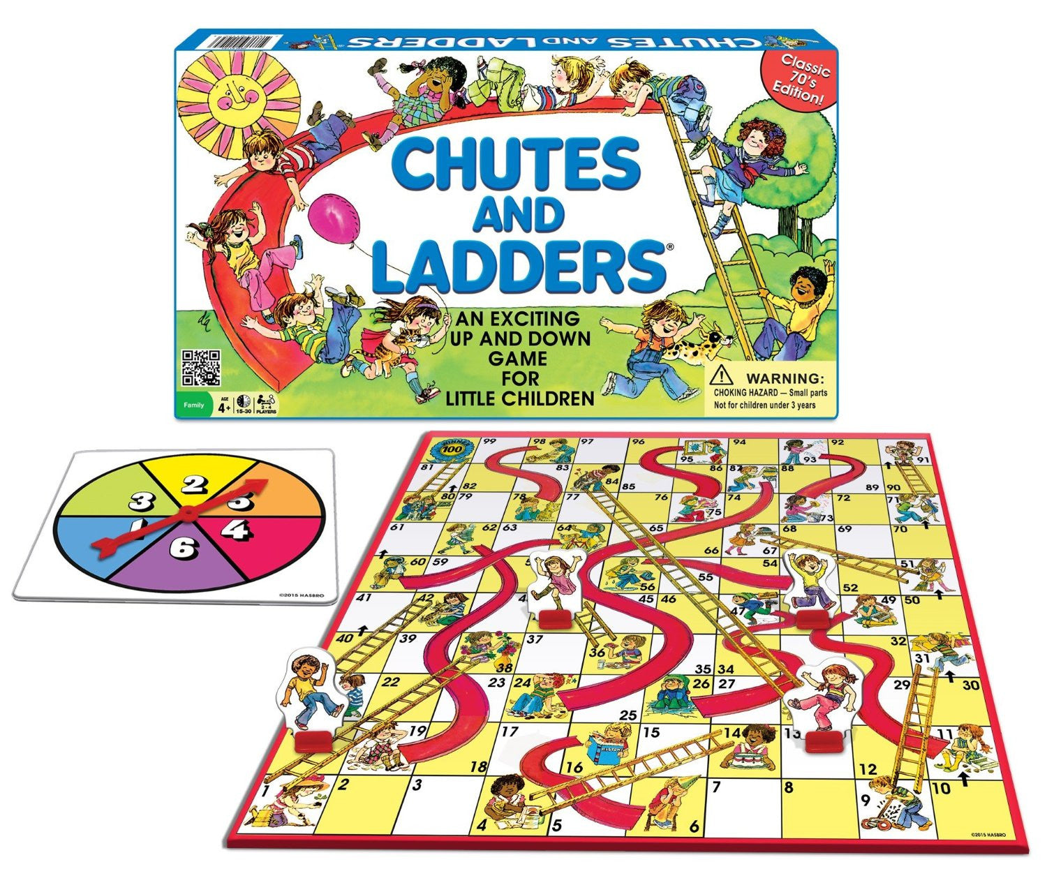 Classic "Chutes & Ladders" Board Game