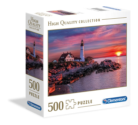 "Portland Light Head" 500 Piece Puzzle
