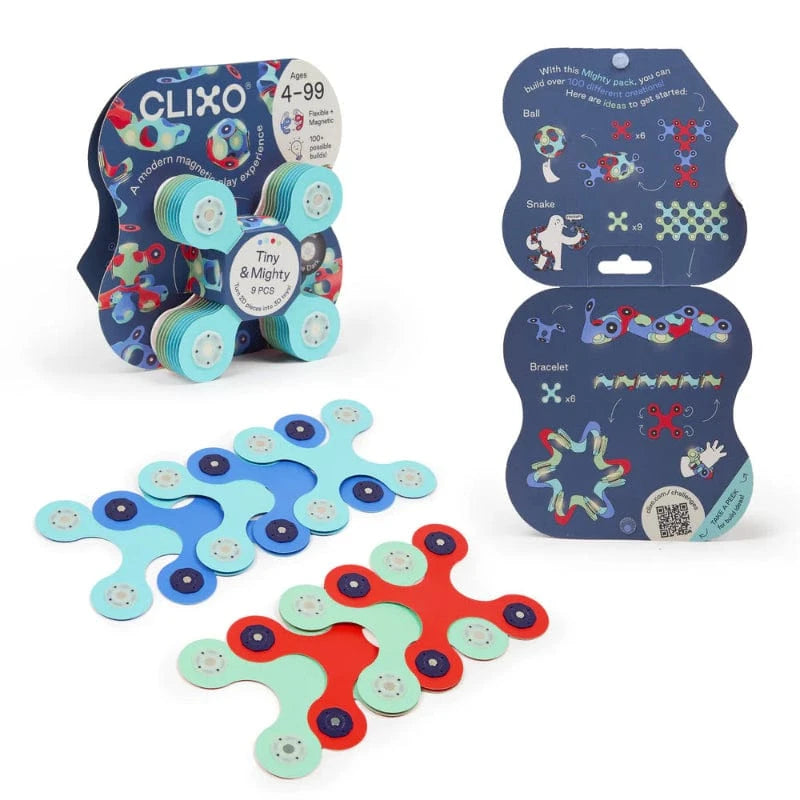 Clixo: Tiny & Mighty Magnetic Building Pack - Ocean Creatures
