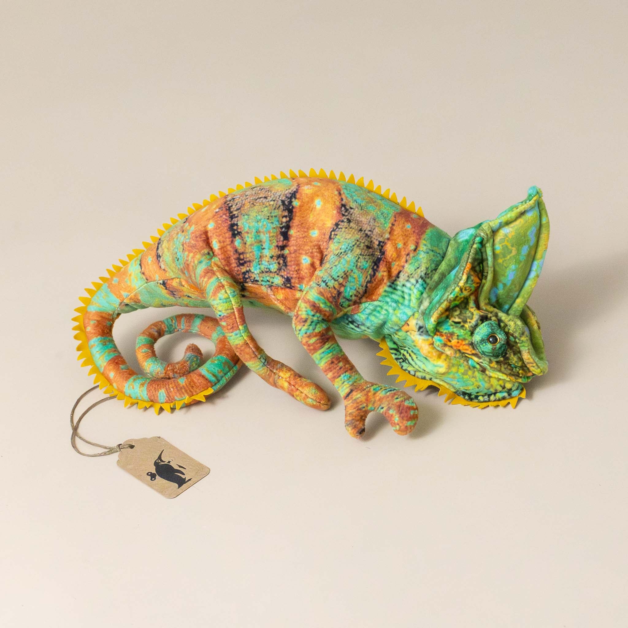 Colorful Little Chameleon Hand Puppet